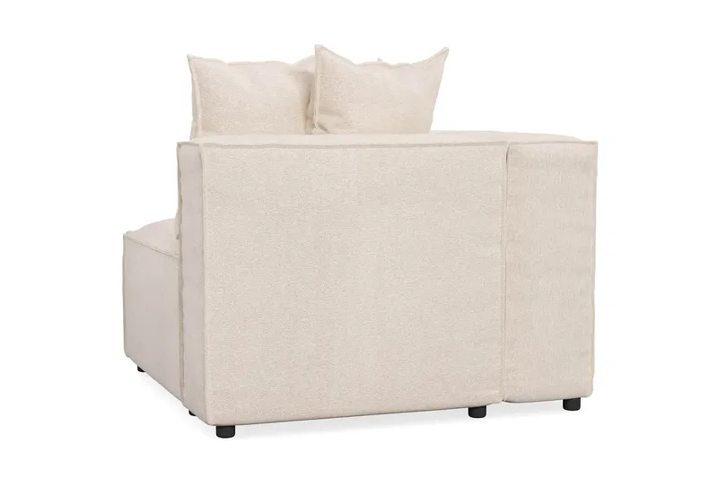 Cubo 1-sits Vänstermodul i Tyg 108 cm bred - Beige - Möbler - Soffa - Modulsoffor - Övriga moduler till modulsoffa