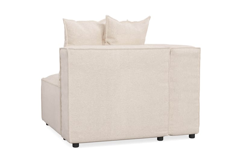 Cubo 1-sits Vänstermodul i Tyg 108 cm bred - Beige - Möbler - Soffa - Modulsoffor - Övriga moduler till modulsoffa