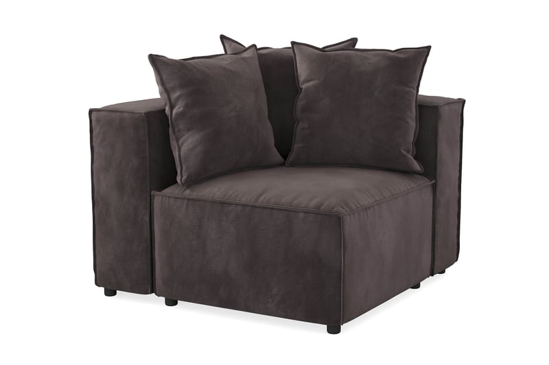Cubo Vänstermodul 108 cm - Antracit - Möbler - Soffa - Modulsoffor - Övriga moduler till modulsoffa