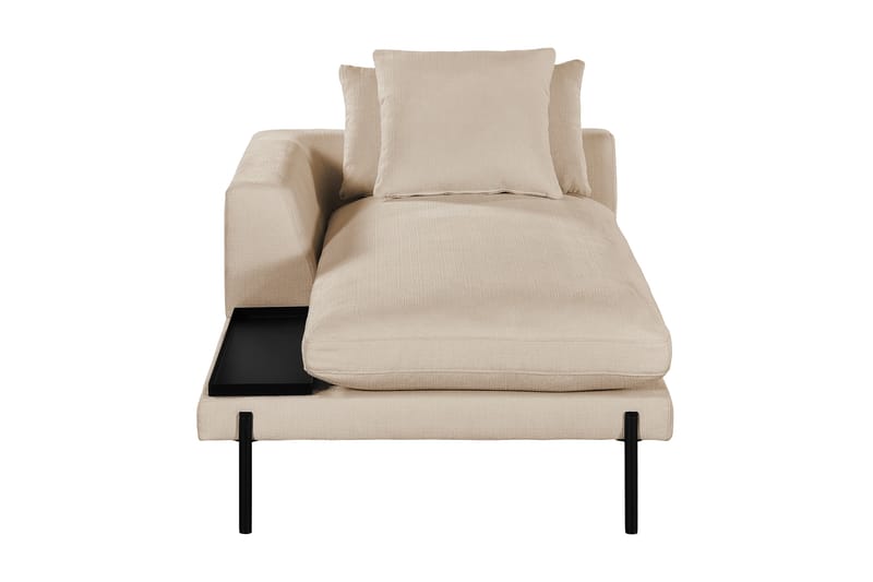 Karridale Divanmodul 92,5 cm Vänster - Beige - Övriga moduler till modulsoffa