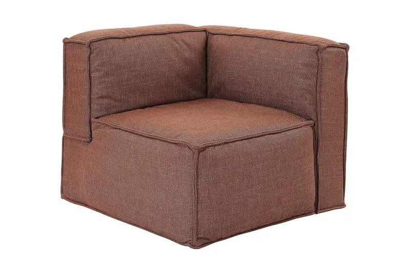 Oceanis Hörnmodul/armstödsmodul höger - Brun - Möbler - Soffa - Modulsoffor - Övriga moduler till modulsoffa