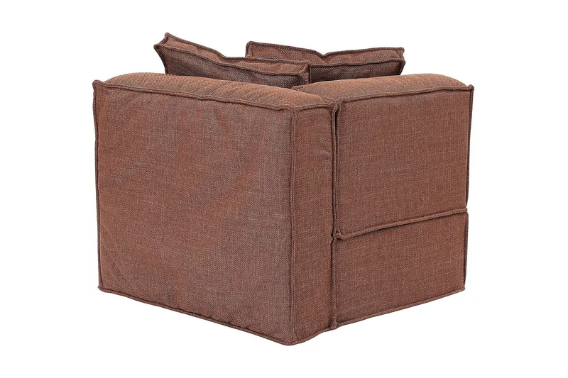 Oceanis Hörnmodul/armstödsmodul höger - Brun - Möbler - Soffa - Modulsoffor - Övriga moduler till modulsoffa