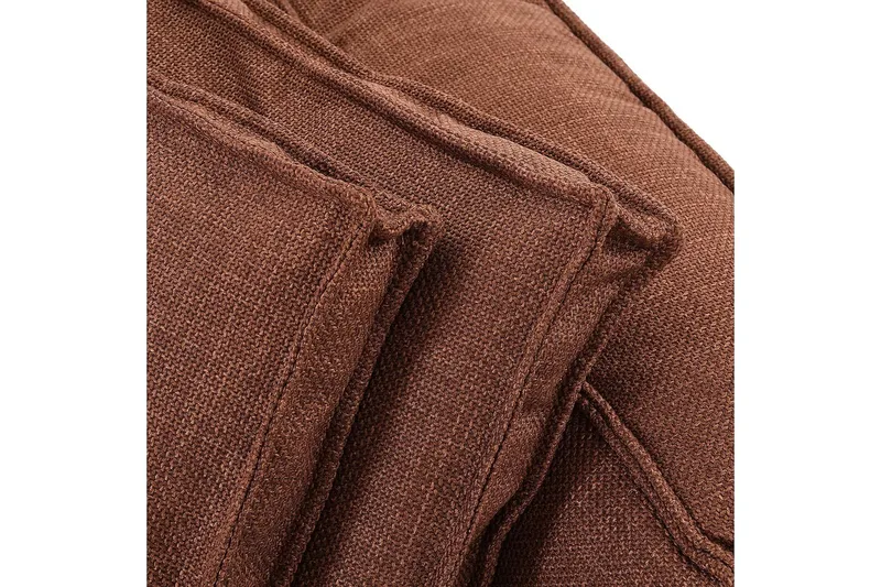 Oceanis Hörnmodul/armstödsmodul höger - Brun - Möbler - Soffa - Modulsoffor - Övriga moduler till modulsoffa