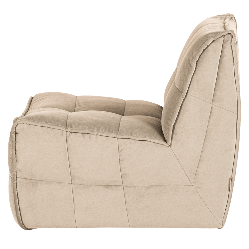 1-sits Modul Cluster 105 cm - Beige - Möbler - Soffa - Modulsoffor - Mittmodul