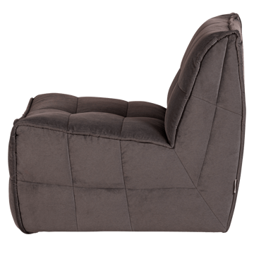 1-sits Modul Cluster 105 cm - Chokladbrun - Möbler - Soffa - Modulsoffor - Mittmodul