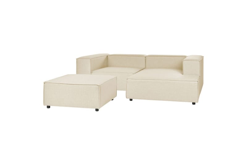 2-sits Hörnsoffa med fotpall Aprica - Möbler - Soffa - Modulsoffor - Hörnmodul