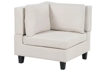 Buck 3-sits Komplett Modulsoffa i Tyg - Beige|Svart - Möbler - Soffa - Modulsoffor - Komplett modulsoffa