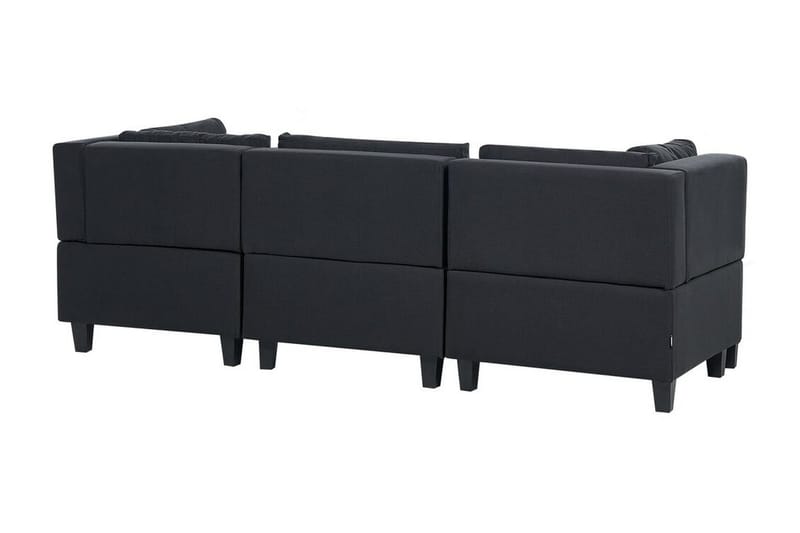 Buck 3-sits Komplett Modulsoffa i Tyg - Svart - Möbler - Soffa - Modulsoffor - Komplett modulsoffa