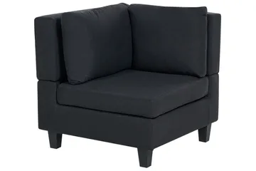 Buck 3-sits Komplett Modulsoffa i Tyg - Svart - Möbler - Soffa - Modulsoffor - Komplett modulsoffa