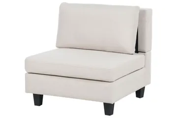 Buck 5-sits L-formad Modulsoffa i Tyg - Beige|Svart - Möbler - Soffa - Modulsoffor - Komplett modulsoffa