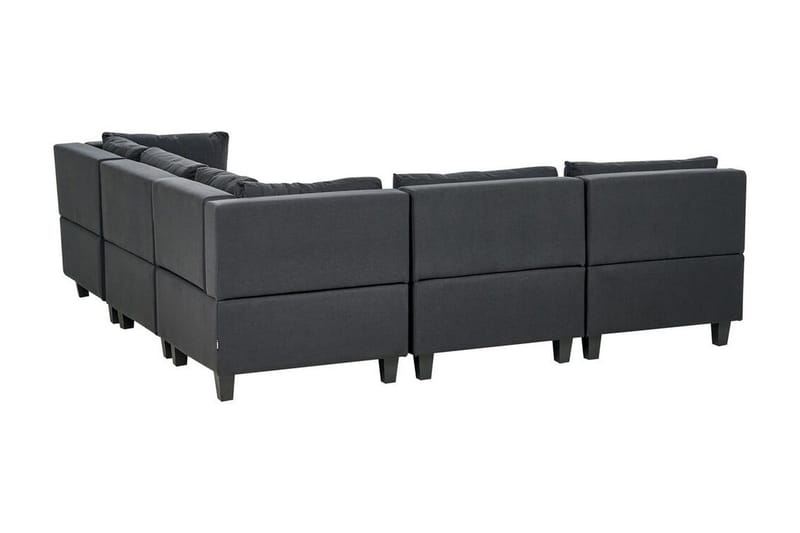 Buck 5-sits L-formad Modulsoffa i Tyg - Svart - Möbler - Soffa - Modulsoffor - Komplett modulsoffa