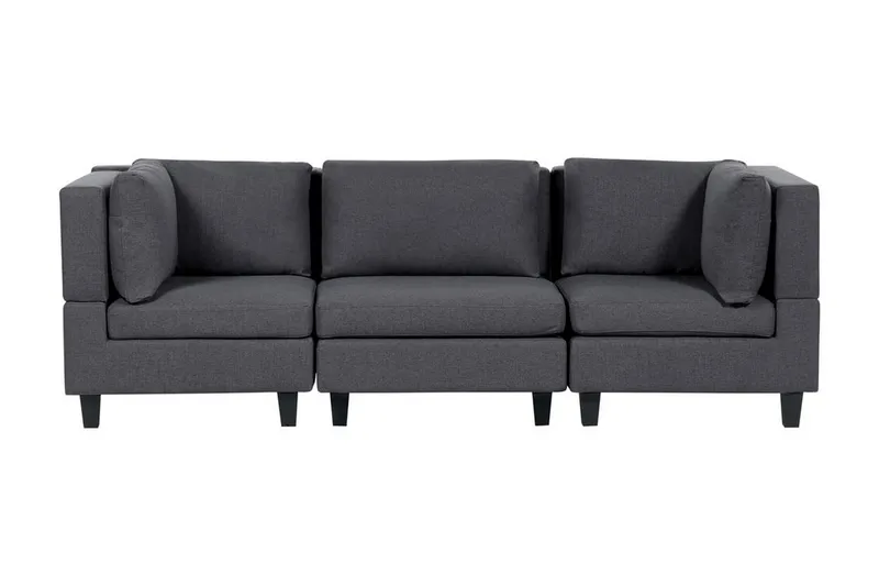 Buck Modulsoffa 3-sits - Grå/Svart - Möbler - Soffa - Modulsoffor - Komplett modulsoffa