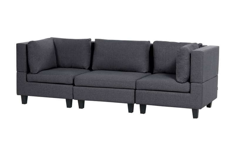 Buck Modulsoffa 3-sits - Grå/Svart - Möbler - Soffa - Modulsoffor - Komplett modulsoffa