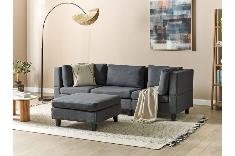Buck Modulsoffa 3-sits - Grå/Svart - Möbler - Soffa - Modulsoffor - Komplett modulsoffa