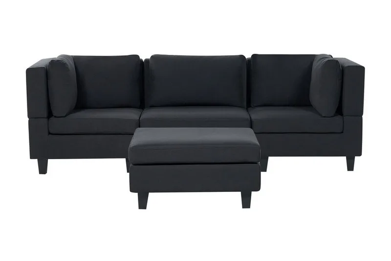 Buck Modulsoffa 3-sits, Svart
