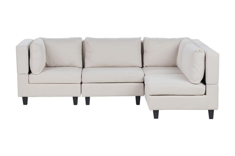 Buck Modulsoffa 4-sits, Beige/Svart