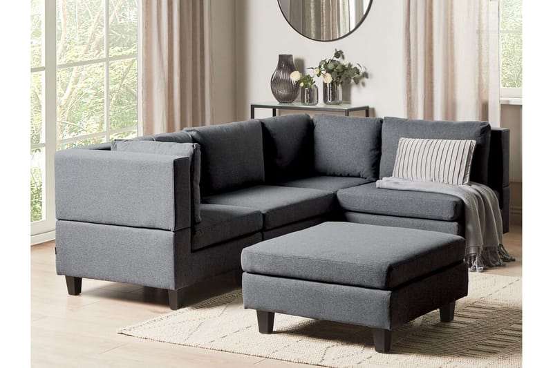 Buck Modulsoffa 4-sits - Grå - Möbler - Soffa - Modulsoffor - Komplett modulsoffa