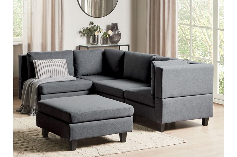 Buck Modulsoffa 4-sits - Grå - Möbler - Soffa - Modulsoffor - Komplett modulsoffa
