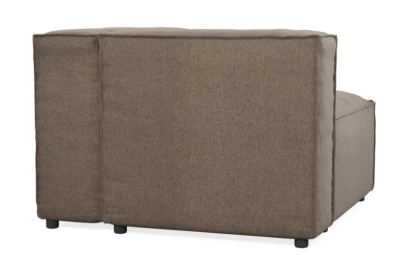 Cubo 1-sits Högermodul i Tyg 108 cm bred - Grå - Möbler - Soffa - Modulsoffor - Övriga moduler till modulsoffa