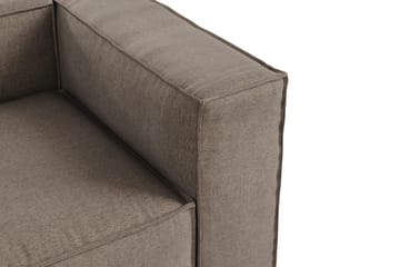 Cubo 1-sits Högermodul i Tyg 108 cm bred - Grå - Möbler - Soffa - Modulsoffor - Övriga moduler till modulsoffa