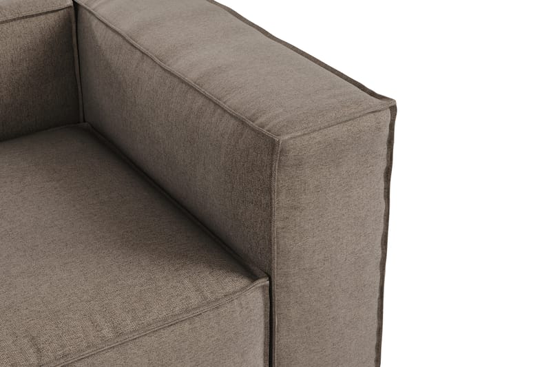 Cubo 1-sits Högermodul i Tyg 108 cm bred - Grå - Möbler - Soffa - Modulsoffor - Övriga moduler till modulsoffa