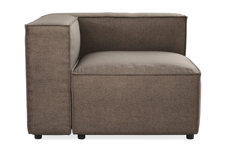 Cubo 1-sits Högermodul i Tyg 108 cm bred - Grå - Möbler - Soffa - Modulsoffor - Övriga moduler till modulsoffa