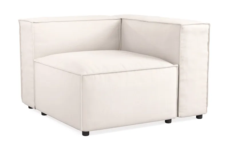 Cubo 1-sits Högermodul i Tyg 108 cm bred - Ljusbeige - Möbler - Soffa - Modulsoffor - Övriga moduler till modulsoffa