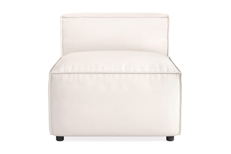 Cubo 1-sits Mittmodul i Tyg 80 cm bred - Ljusbeige - Möbler - Soffa - Modulsoffor - Mittmodul