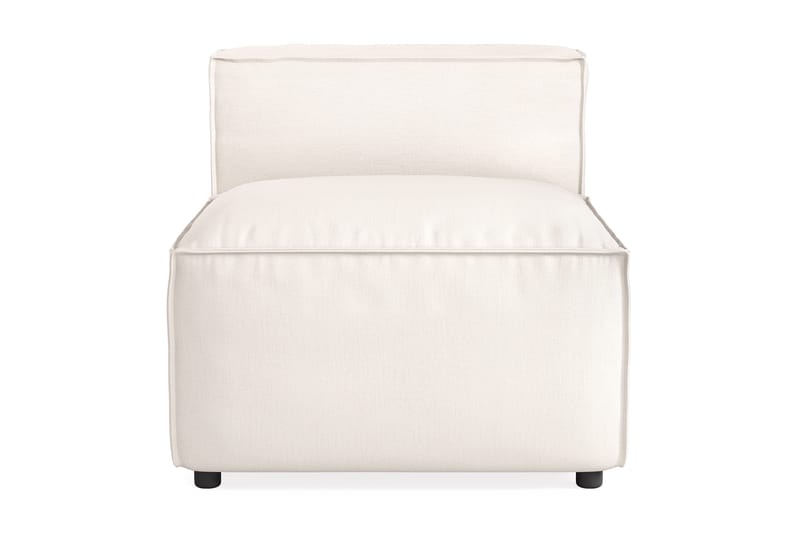 Cubo 1-sits Mittmodul i Tyg 80 cm bred - Ljusbeige - Möbler - Soffa - Modulsoffor - Mittmodul