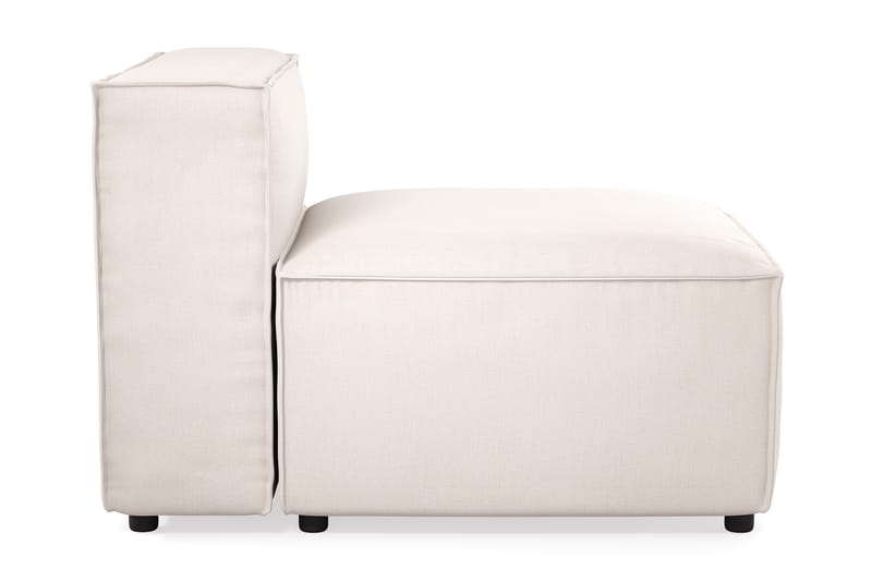 Cubo 1-sits Mittmodul i Tyg 80 cm bred - Ljusbeige - Möbler - Soffa - Modulsoffor - Mittmodul