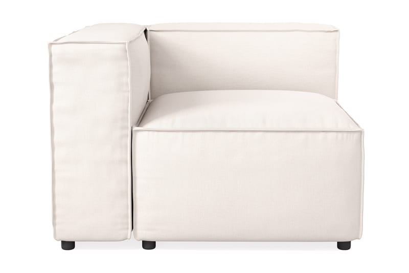 Cubo 1-sits Vänstermodul i Tyg 108 cm bred - Ljusbeige - Möbler - Soffa - Modulsoffor - Övriga moduler till modulsoffa