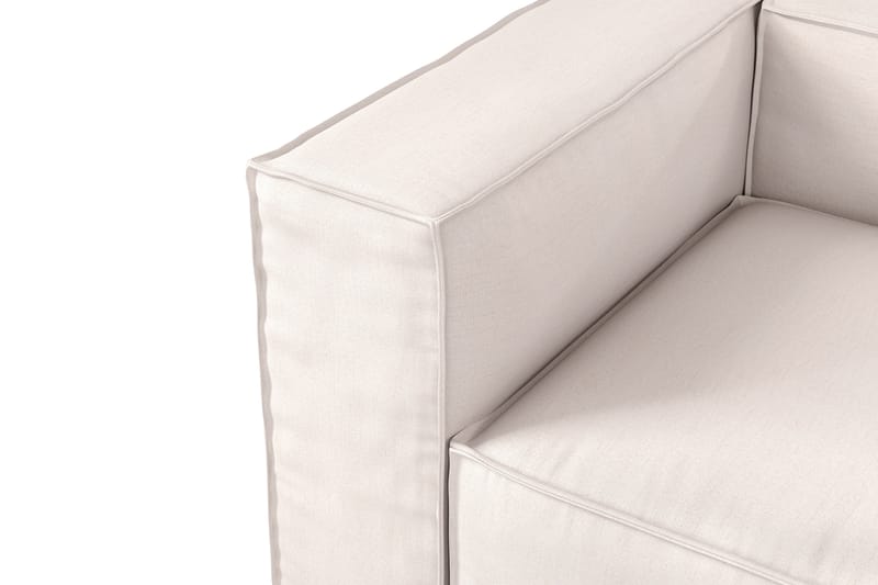 Cubo 1-sits Vänstermodul i Tyg 108 cm bred - Vit - Möbler - Soffa - Modulsoffor - Övriga moduler till modulsoffa