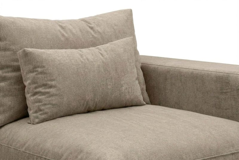 Dubai Armstöd Höger i Tyg - Beige/Grå - Möbler - Soffa - Modulsoffor - Övriga moduler till modulsoffa