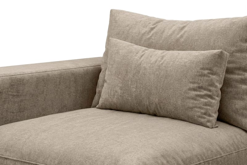 Dubai Armstöd Höger i Tyg - Beige/Grå - Möbler - Soffa - Modulsoffor - Övriga moduler till modulsoffa