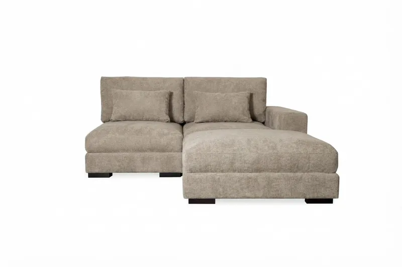 Dubai Divansoffa Höger - Brun - Möbler - Soffa - Modulsoffor - Komplett modulsoffa