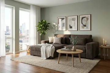Dubai Divansoffa Vänster Extra Djup i Chenille - Mörkbrun - Möbler - Soffa - Modulsoffor - Komplett modulsoffa
