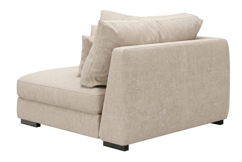 Dubai Hörnmodul i Chenille Extra Djup - Beige - Möbler - Soffa - Modulsoffor - Hörnmodul