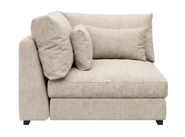 Dubai Hörnmodul i Chenille Extra Djup - Beige - Möbler - Soffa - Modulsoffor - Hörnmodul