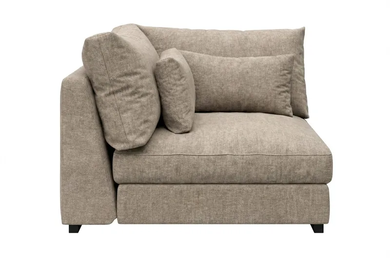 Dubai Hörnmodul i Tyg - Beige/Grå - Möbler - Soffa - Modulsoffor - Hörnmodul