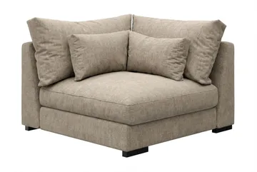 Dubai Hörnmodul i Tyg Extra Djup