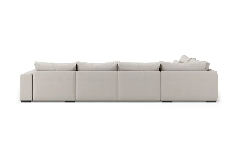 Dubai Stor U-modulsoffa med Divan Höger 432 cm Extra Djup - Beige - Möbler - Soffa - Modulsoffor - Komplett modulsoffa
