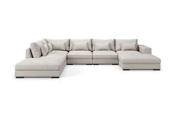 Dubai Stor U-modulsoffa med Divan Höger 432 cm Extra Djup