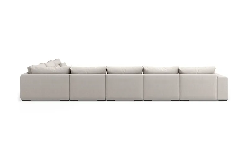 Dubai U-modulsoffa Large med Divan Vänster Extra Djup - Beige - Möbler - Soffa - Modulsoffor - Komplett modulsoffa