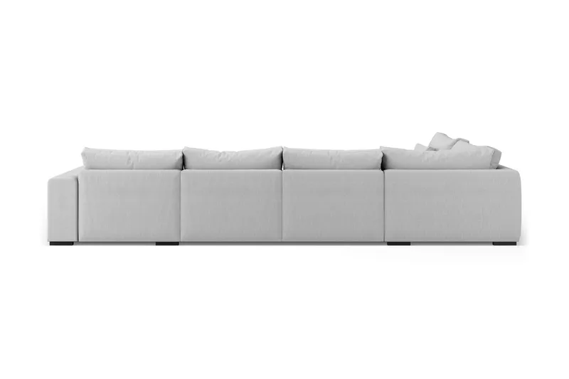 Dubai U-modulsoffa med Divan Höger Extra Djup - Ljusgrå - Möbler - Soffa - Modulsoffor - Komplett modulsoffa