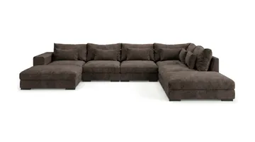 Dubai U-modulsoffa med Divan Höger