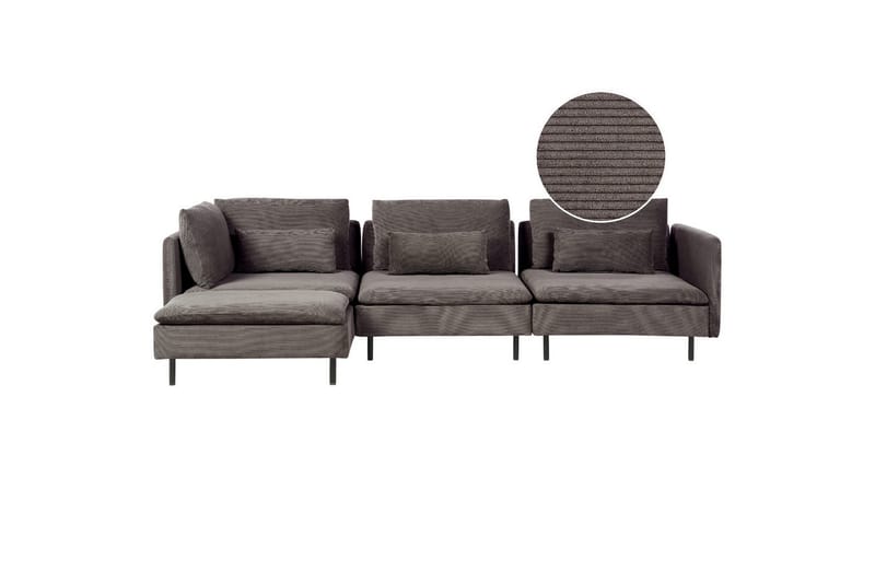 Modulsoffa Egeris Brun, Högervänd - Brun, Högervänd - Möbler - Soffa - Divansoffor & schäslongsoffa
