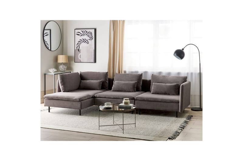Modulsoffa Egeris Brun, Högervänd - Brun, Högervänd - Möbler - Soffa - Divansoffor & schäslongsoffa