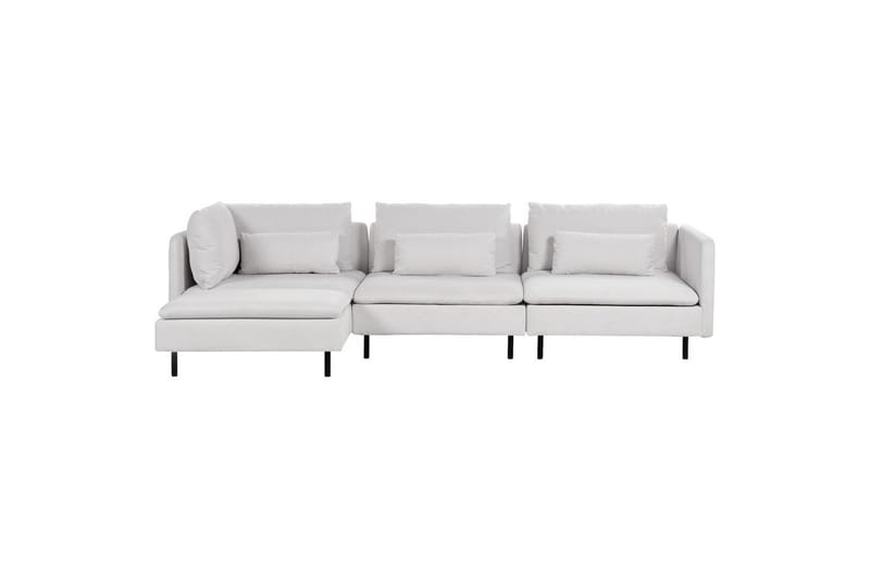 Modulsoffa Egeris Grå/svart, Högervänd - Grå/svart, Högervänd - Möbler - Soffa - Divansoffor & schäslongsoffa