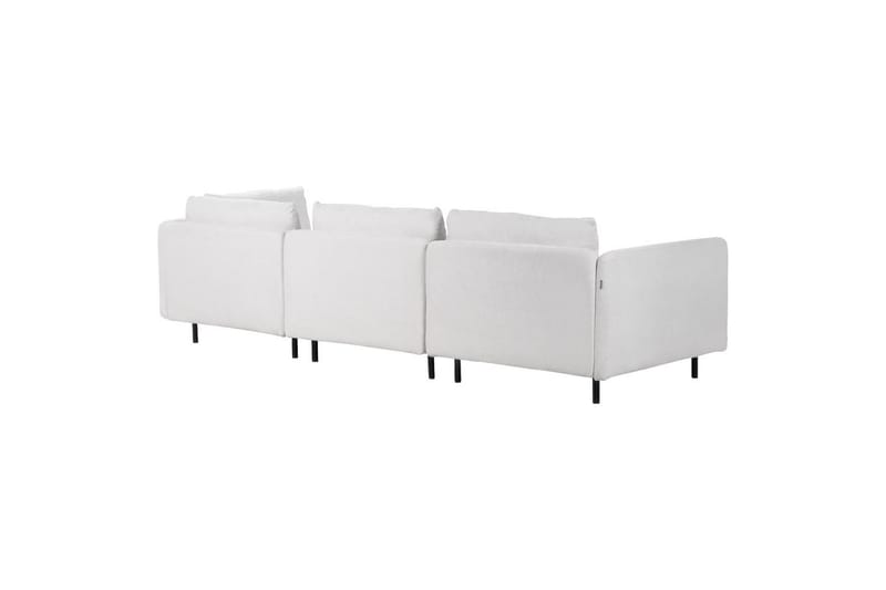 Modulsoffa Egeris Grå/svart, Vänstervänd - Grå/svart, Vänstervänd - Möbler - Soffa - Divansoffor & schäslongsoffa