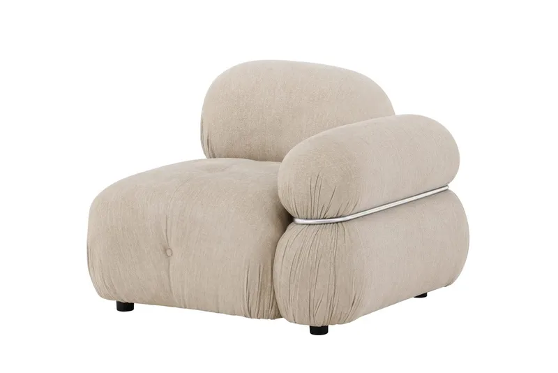 Högermodul Mika 95 cm - Beige - Möbler - Soffa - Modulsoffor - Hörnmodul